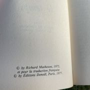 Le Jeune Homme, La Mort Et Le Temps Matheson Richard