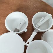 Batterie de 4 casseroles arcoflam.