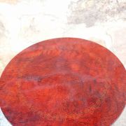 Guéridon en bois marquèterie