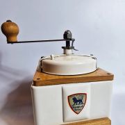 Moulin à grain café peugeot Frères Vintage blanc 1950