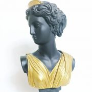 Statue du buste de la déesse  Artémis En marbre coulé