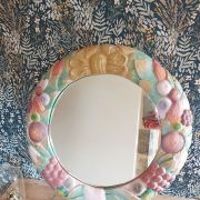 Miroir vintage finitions dorées