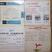 Vinyles 6 Disques 45 Tours Jean Segurel - Louis Ledrich 