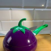 Poele Aubergine Originale Vintage