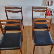 Set 4 chaises scandinaves 