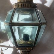 Paire de lampes de calèche