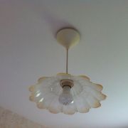 Suspension luminaire en verre