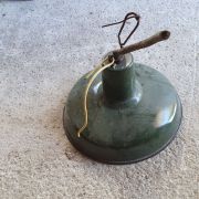 Lampe industrielle émaillée 