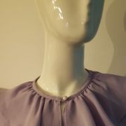 Chemisier parme à volant violet t40/42