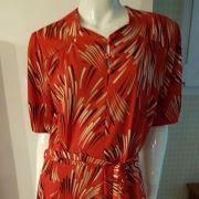 Superbe robe rouge vintage t40
