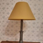 Lampes de chevet, pieds rétro en étain