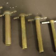 Lot d'emportes pièces en laiton.