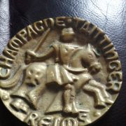 Cendrier en bronze taittinger