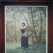 huile sur toile signée rené schmid