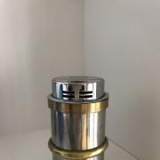 Ancien briquet de table en métal des années fin 70, début 80