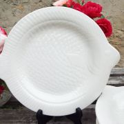 6 assiettes poisson sarreguemines