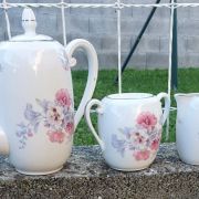 Cafetière, sucrier, pot lait vintage