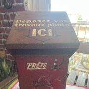 Photo, lumière, ancienne, boîte de Depot de pédicules