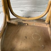 chaise bistrot thonet  apres 1940 dans son jus 