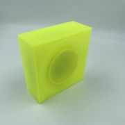 Horloge jaune design 