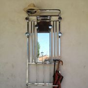 Porte manteau en laiton chromé ( éclairage pré installé)