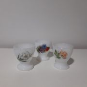 Lot de 3 coquetiers vintage 1970's