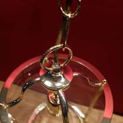 Suspension vintage en laiton