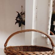 Panier en osier pour vélo 