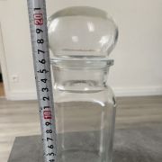 Pots apothicaire en verre vintage