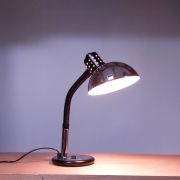 Lampe de bureau vintage Aluminor orientable