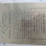 Parure 3 pièces _ Lit 2 personnes _Fabrication Française _ N