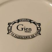 2 Lots de 6 assiettes à dessert Gien"un mariage à la campagn