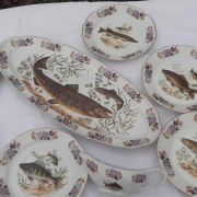 service complet poissons vintage