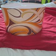 Abat-jour années 70 vintage. 25.5 cm X 45.5 cm 