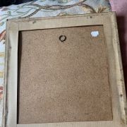 Cadre avec  tapisserie