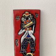 Vintage Plaque Murale Clown  Libertas de San Marino 