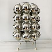 Lampe 70' design space age à demis sphères mobiles