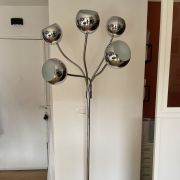 Lampadaire chromé eyeball inspiration Goffredo Reggiani