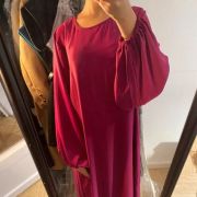 Abaya deux pièces en soie de medine