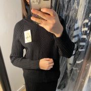 Ensemble jupe longue en maille