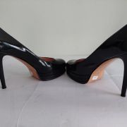 Casadei - superbes escarpins noirs high heels (37)