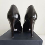 3C* Sergio ROSSI - escarpins noirs luxe tout cuir (37,5)