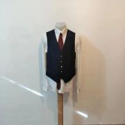 Mignon gilet bleu marine en laine