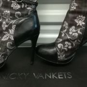 996A* Nicky Van Kets - magnifiques bottes noires cuir high h