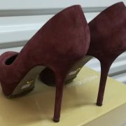 Sergio Rossi - escarpins luxe bordeaux tout cuir (38,5)
