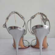 105C* Casadei - sexy sandales argent full cuir (38)