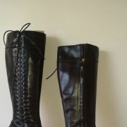 615B* magnifiques bottes marron foncé luxe full cuir Sergio 