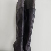 63C* LIU JO superbes bottes noires tout cuir (40)