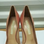 Pura Lopez - sexy escarpins saumon high heels tout cuir (40)