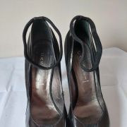 908B* Casadei - sexy escarpins noirs full cuir high heels p4